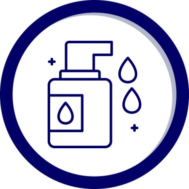 Su. Web simgesi basit illüstrasyon