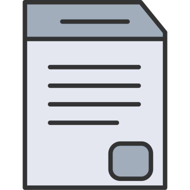 doküman dosya kağıt simgesi - taslak biçimi