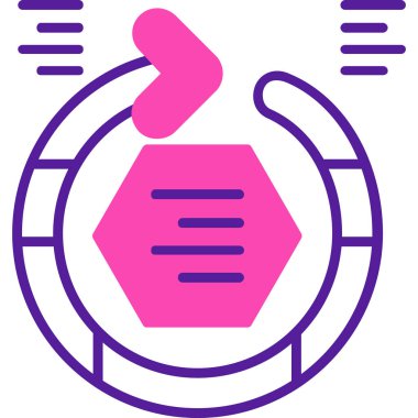 seo modern simgesinin vektör illüstrasyonu