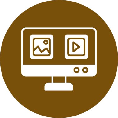 seo modern simgesinin vektör illüstrasyonu