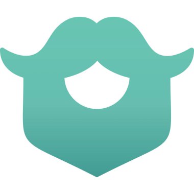 Basit simgenin vektör modern illüstrasyonu