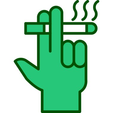 vektör çizim insan el simgesi