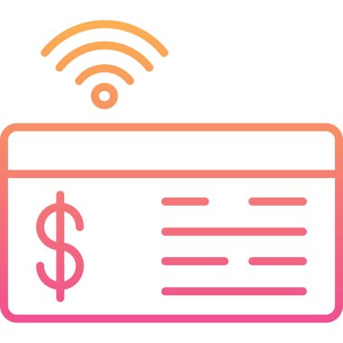 Çevrimiçi bankacılık simgesi. Düz biçimli vektör simgelerinin özet tasarımı.