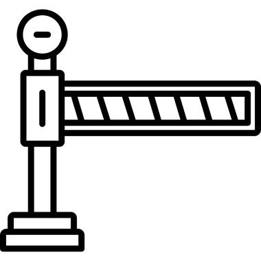 Patenli paten ikonu ana hatları vektörü. Yapı silindiri