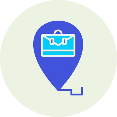 Harita işaretleyici. Basit resimleme