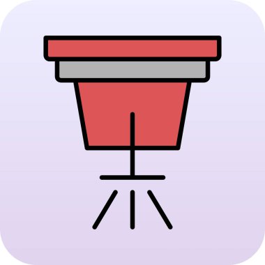 Modern b 'nin vektör illüstrasyonu eksik simgesi