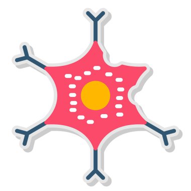 Virüs ikonu vektör illüstrasyonu