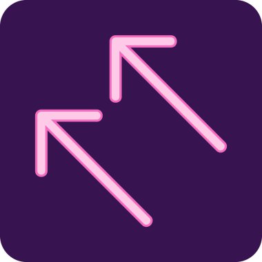 Ok. Ağ simgesi. resimleme