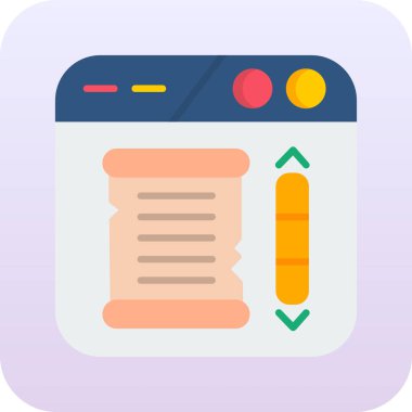 Web tasarım simgesi, basit tasarım