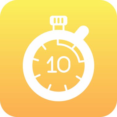 Ağ için düz renk çember vektör illüstrasyonunda alarm saati simgesi