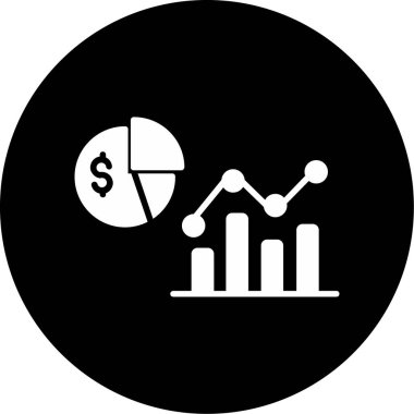 grafik ikonu vektör illüstrasyonu