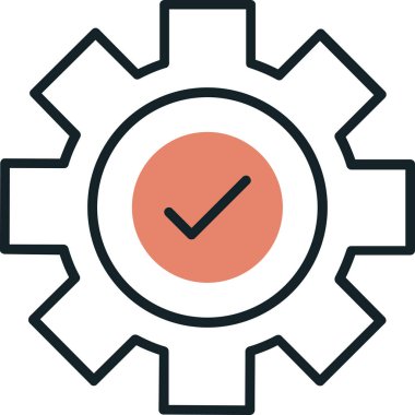 Ayarlama. Web simgesi basit illüstrasyon