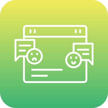 vektör lcd simgesi illüstrasyonu