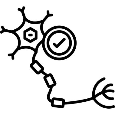 Tıbbi konseptin basit simgesi