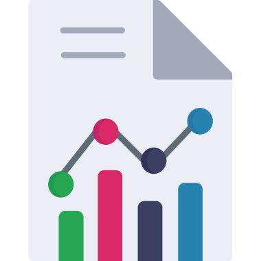 iş veri analiz simgesi - ana hatlar biçimi