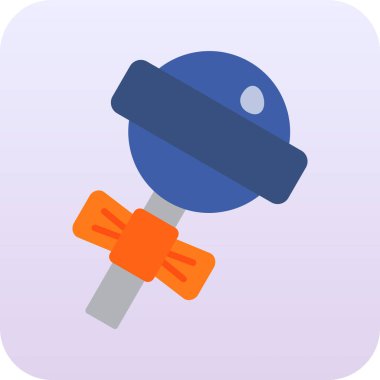 lolipop web simgesi, vektör çizim