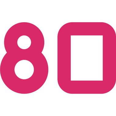 9809 numaralı tasarım, vektör illüstrasyon simgesi