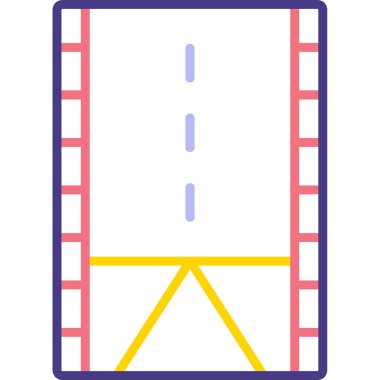 Modern b 'nin vektör illüstrasyonu eksik simgesi