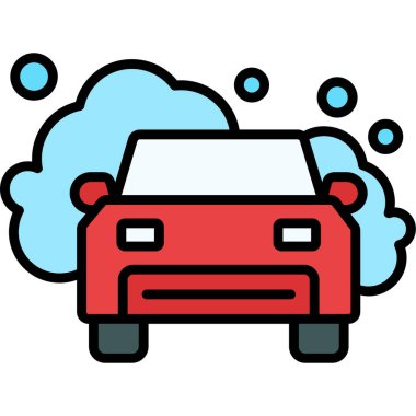 araba simgesi vektör illüstrasyonu