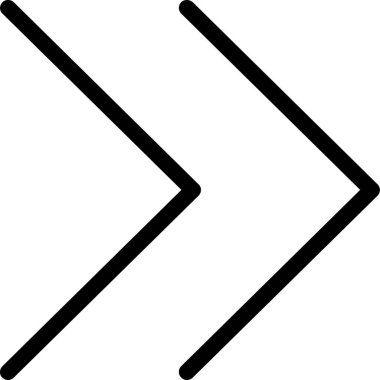 Sağ ok sağ simgesi, vektör illüstrasyonu