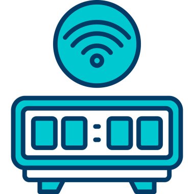 Yönlendirici simgesi, vektör illüstrasyonu