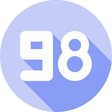 8. web simgesi basit illüstrasyon