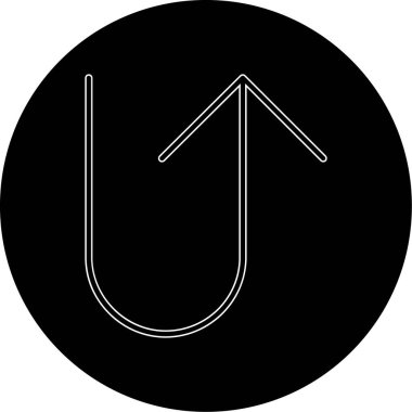 ok simgesinin vektör illüstrasyonu