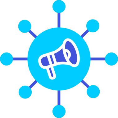 Megafon simge vektör çizim