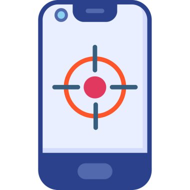 cep telefonu ikonu vektör illüstrasyonu