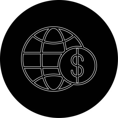 genel para vektör çizgisi tasarımı