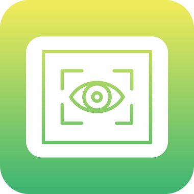 Göz simgesi vektör illüstrasyonu