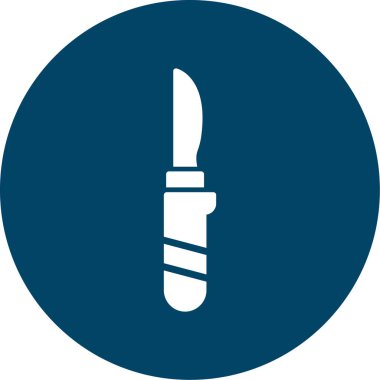 Bıçak simgesinin vektör illüstrasyonu