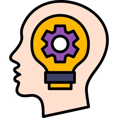 Ampul. Web simgesi basit illüstrasyon