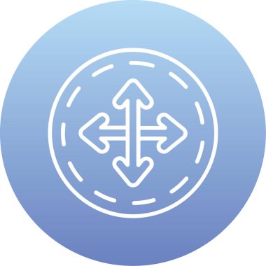 vektör ok simgesi illüstrasyonu