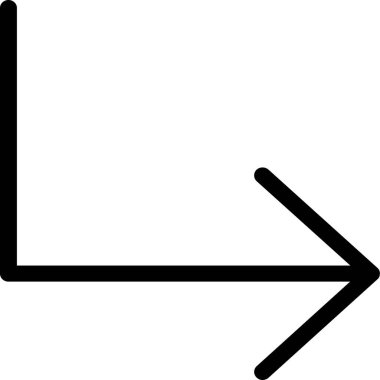 ok ok ana hatları simgesi ana hat biçiminde