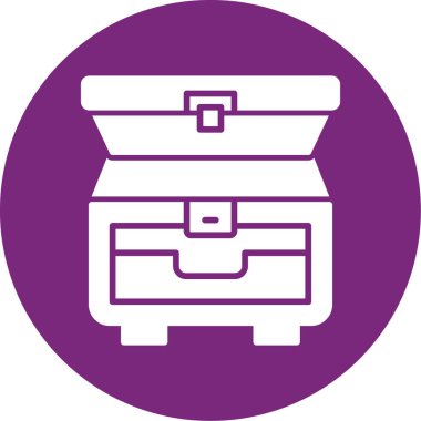 Çanta. Web simgesi basit illüstrasyon