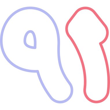 Çizgi film karakteri simgesinin vektör çizimi