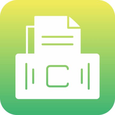 eşsiz dizin vektör satırı simgesi