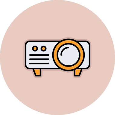 kamera vektör simgesi modern basit çizgi illüstrasyonu