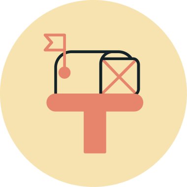 bayrak vektör simgesi modern illüstrasyon