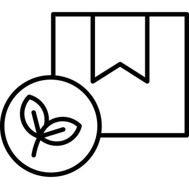 Bir yaprağın vektör illüstrasyonu