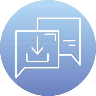 E- posta simgesinin vektör illüstrasyonu