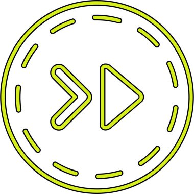 Bir müzik simgesinin vektör illüstrasyonu