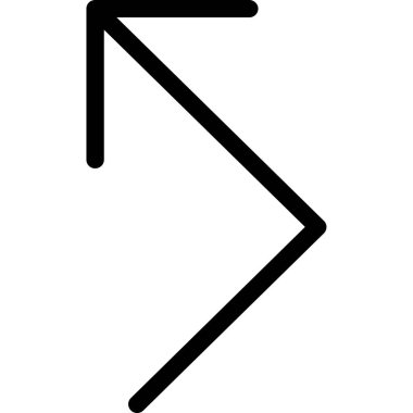 ok yönü imleç simgesi ana hat biçiminde