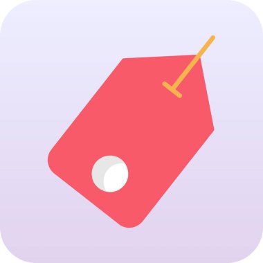 Moda tarzında izole edilmiş alışveriş simgesi