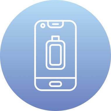 Akıllı telefon. Web simgesi basit illüstrasyon