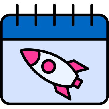 Takvim. Web simgesi basit illüstrasyon