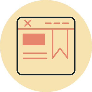 Ağ simgesi. Basit resimleme