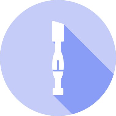 a 'nın b' den yoksun simgesinin vektör çizimi