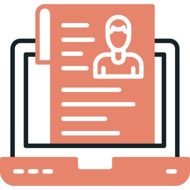 Devam et. Web simgesi basit illüstrasyon